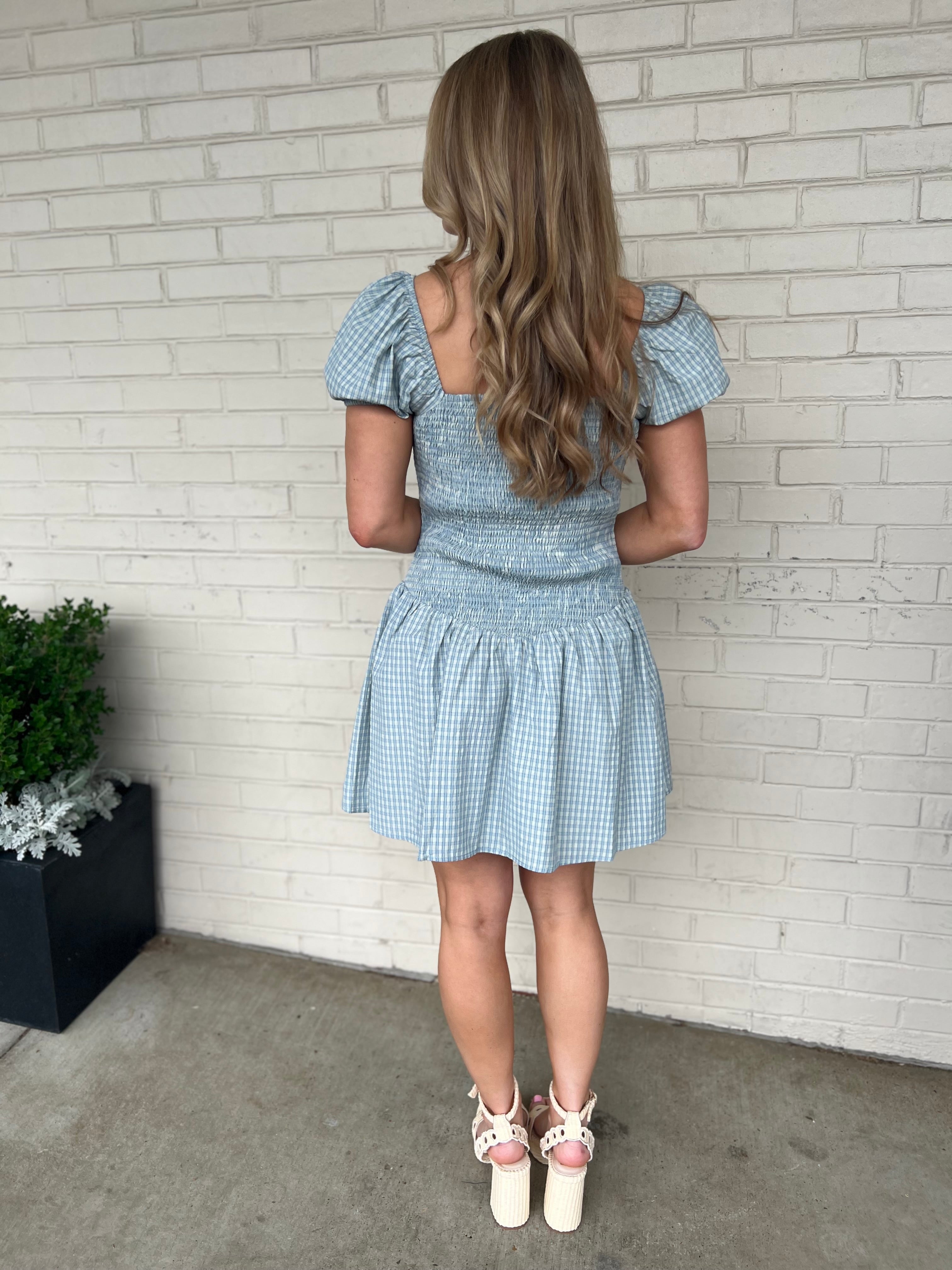 Le Lis | Kimber Puff Sleeve Smocked Mini Dress | Sweetest Stitch