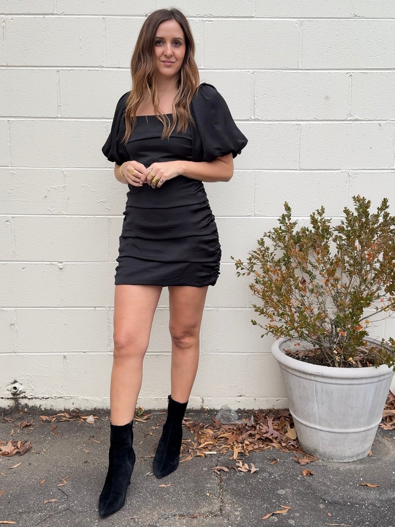 Crescent | Slip Into Satin Mini Dress | Sweetest Stitch Boutique