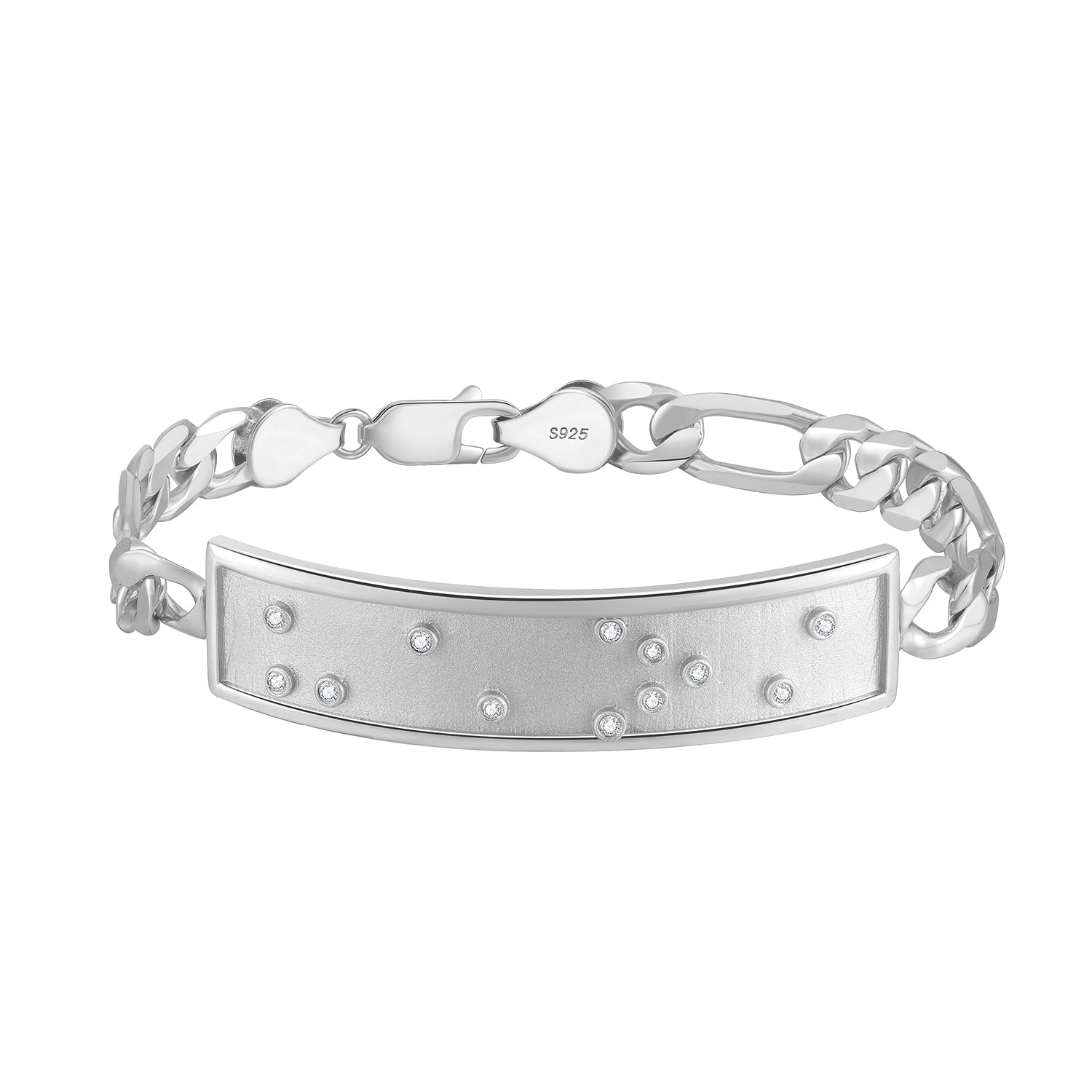 Touchstone HE>i ID Link Bracelet in Silver