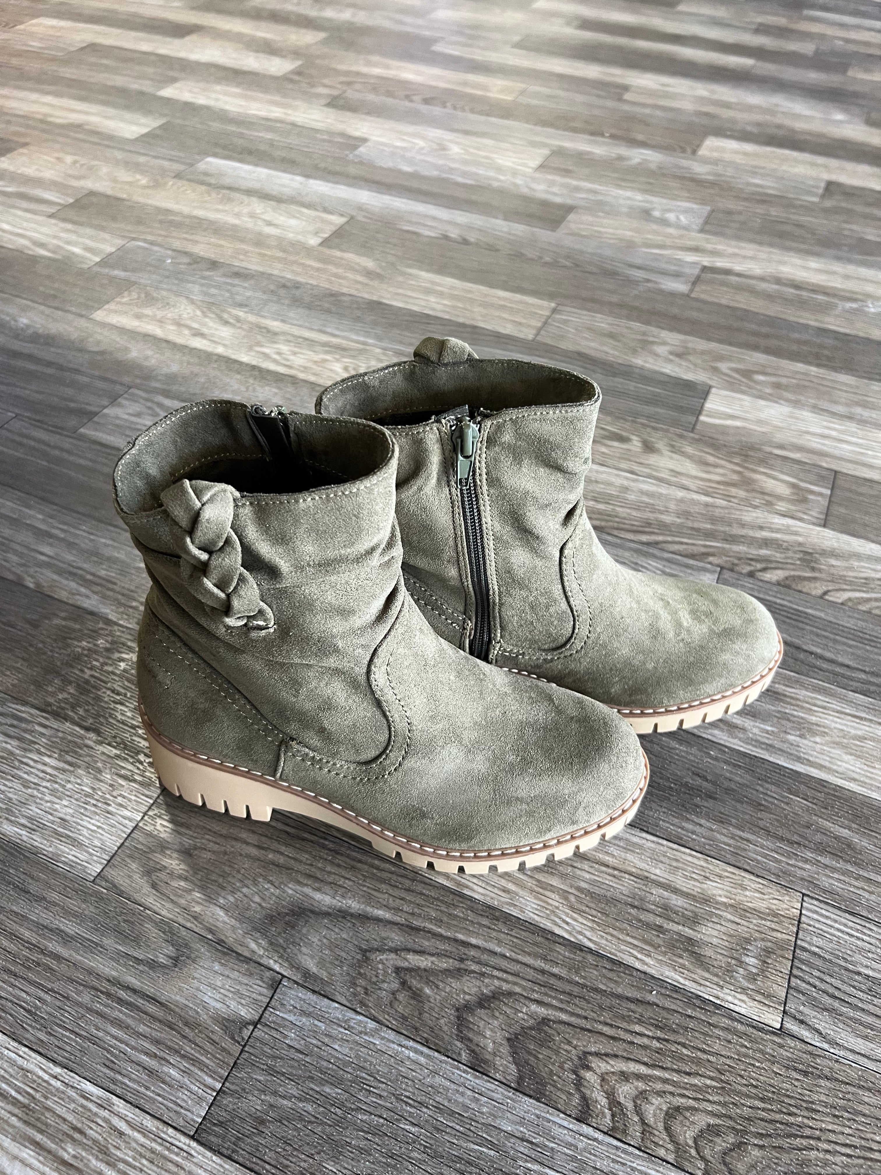 Very G Green Demi Boot
