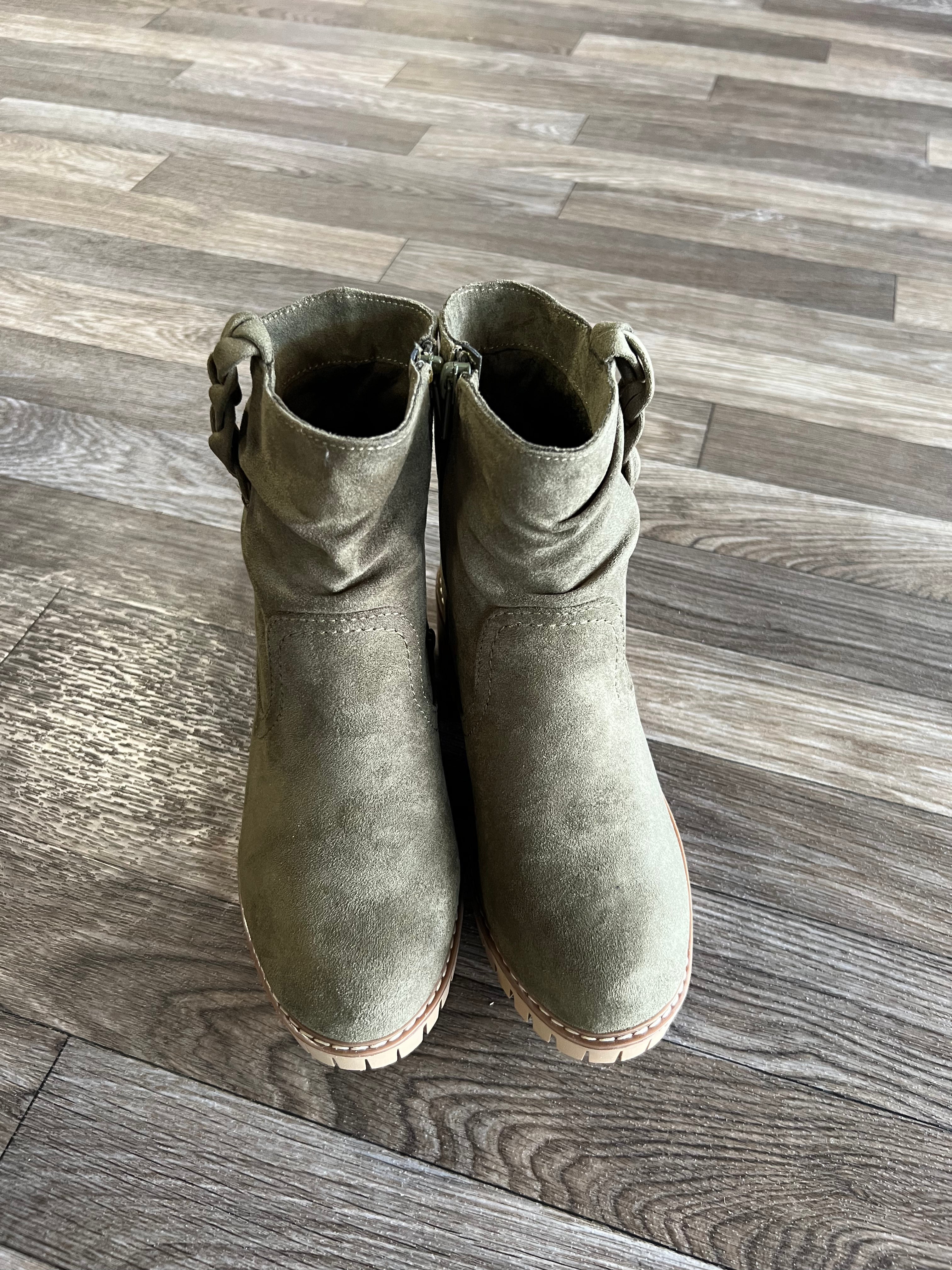 Very G Green Demi Boot
