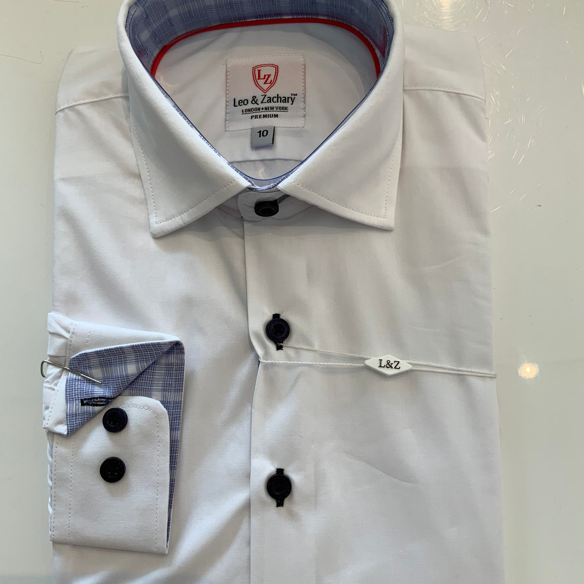Leo and Zachary - White Casual Shirt main image 1