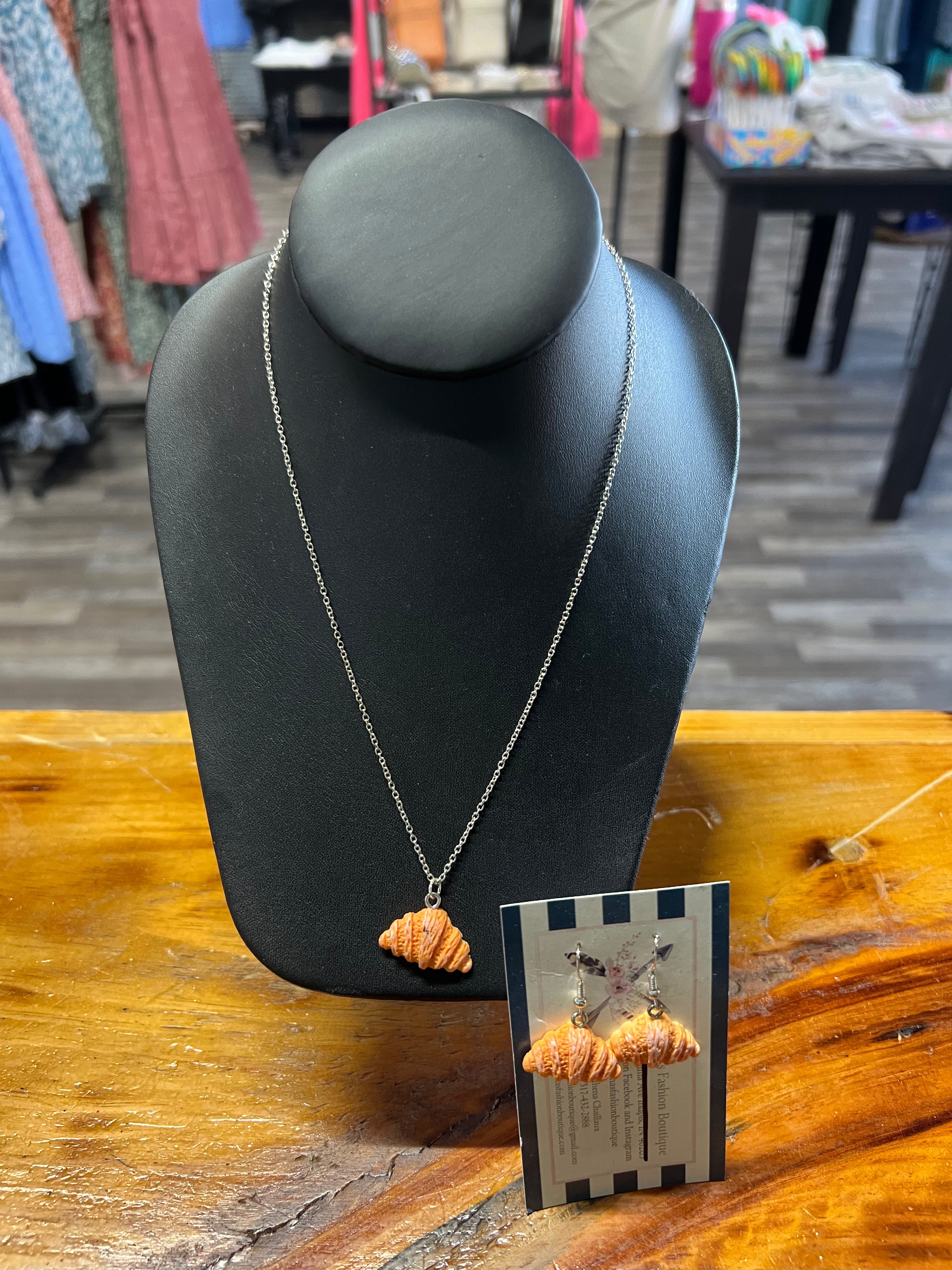 Croissant .925 Sterling Silver Hook Earrings - Athena's Fashion Boutique