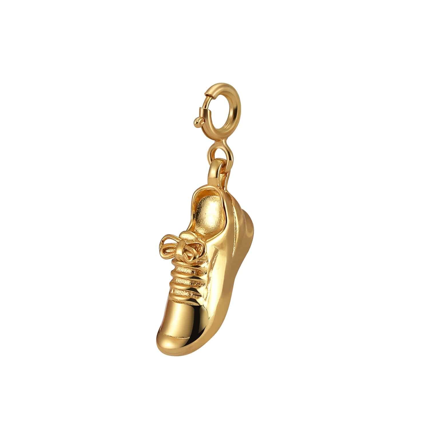 Gold Tennis Shoe Petite Charm