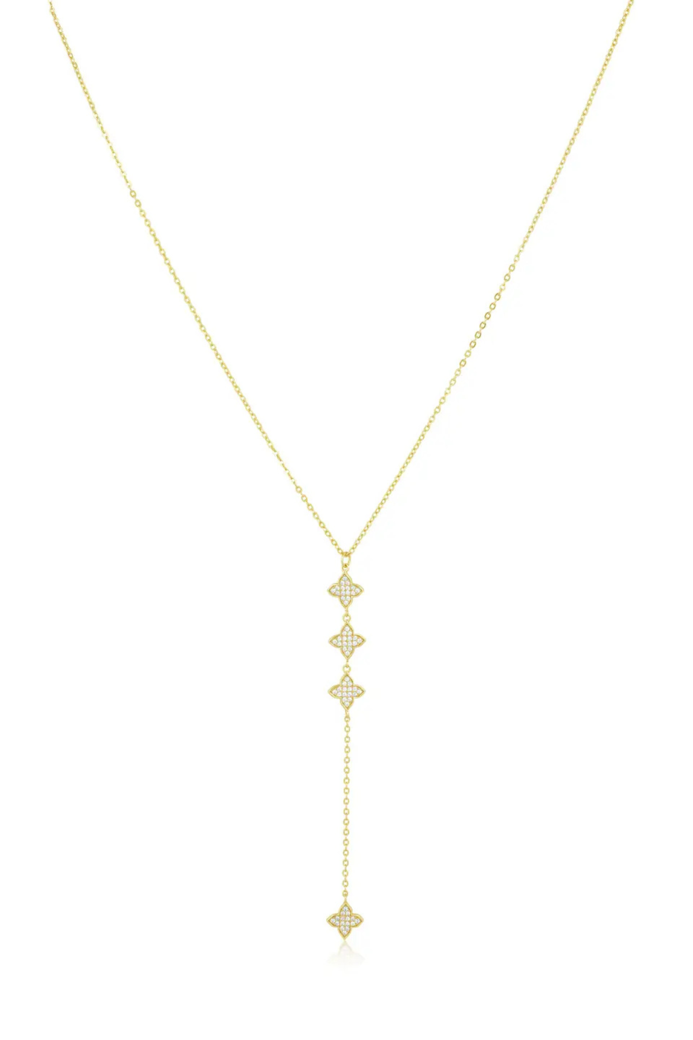 Sahira Jewelry | Amanda CZ Lariat Necklace | Sweetest Stitch RVA