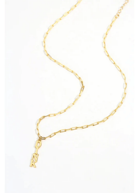 Pickleball Dinks on Me Gold "DINK" Necklace