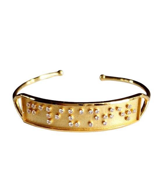 Touchstone Galivanter Cuff Bracelet Gold
