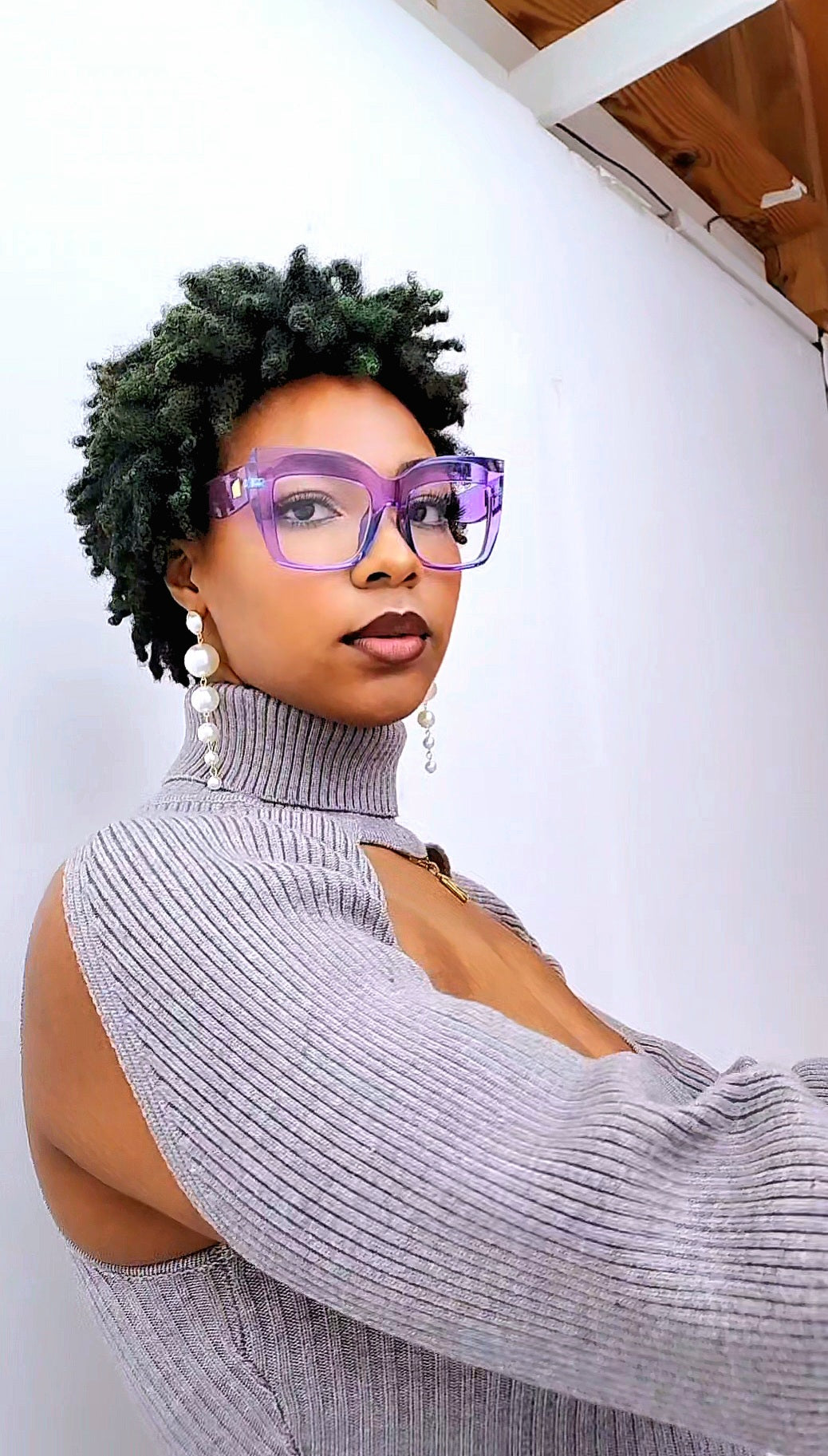 Oversized Cat Eye Vintage Style Old-School | Retro Glasses - Yayas Glam & Gift Shop