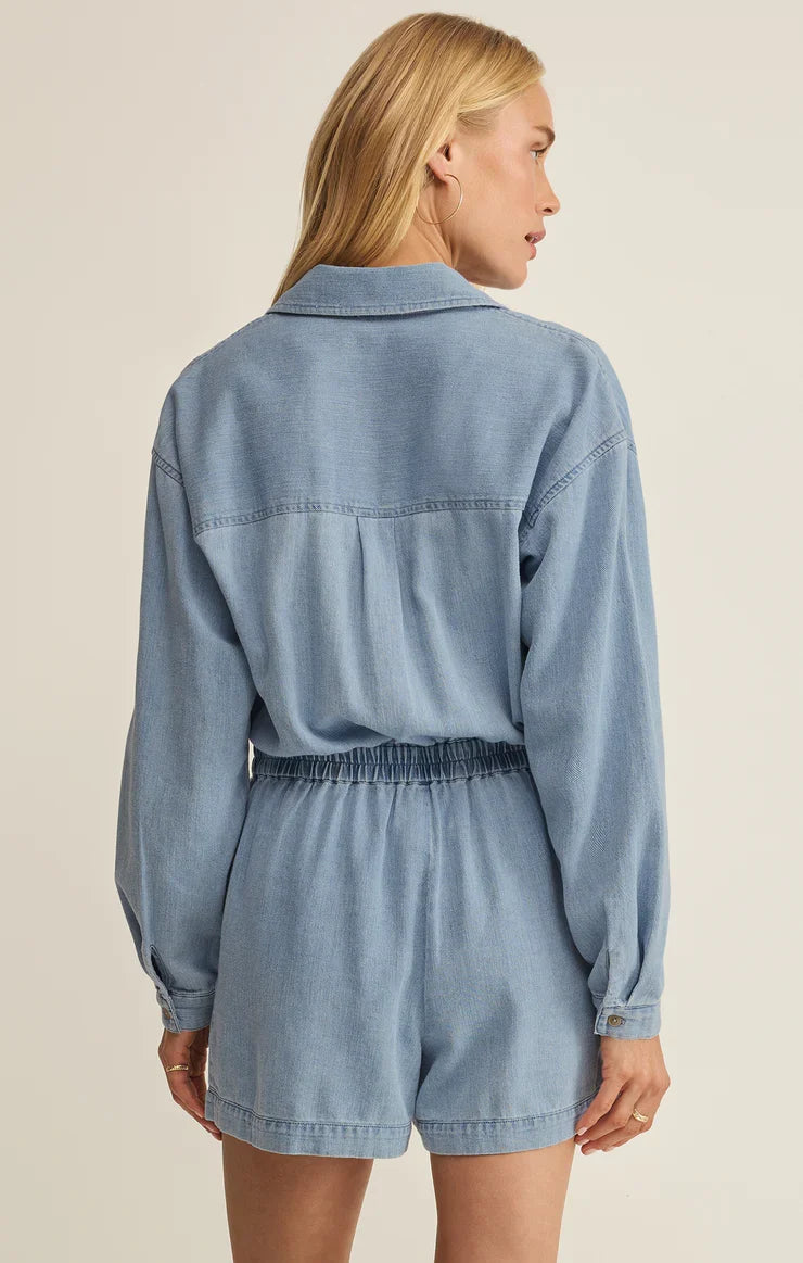 Z Supply | Sully Twill Romper | Sweetest Stitch Boutique Richmond VA