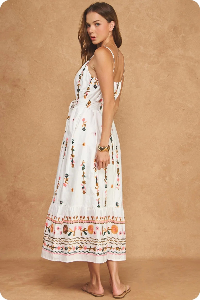 Strut & Bolt | Owen Embroidered Maxi Dress | Sweetest Stitch Boutique