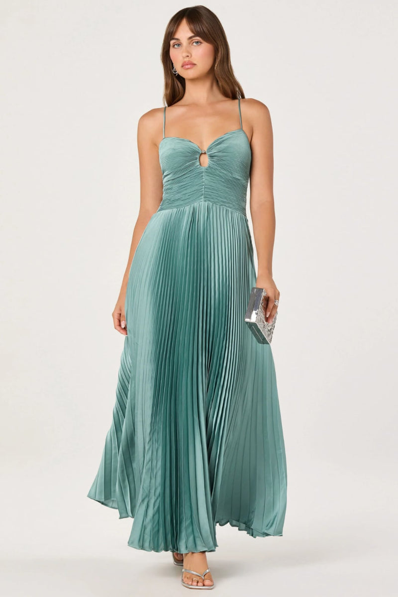 alaia dress green Alaa green openwork sleeveless dress 2000s | FALLON