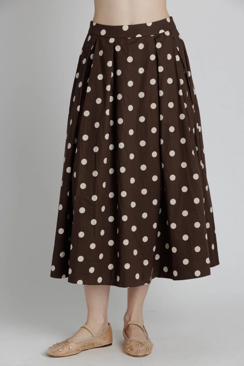 Aureum | Vivienne Polka Dot Midi Skirt | Sweetest Stitch Boutique RVA