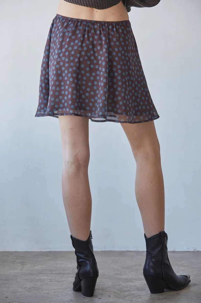 By Together | Taylor Polka Dot Mini Skirt | Sweetest Sitch Boutique