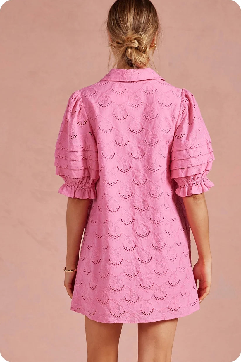 Strut & Bolt | Ciara Eyelet Mini Dress | Sweetest Stitch Boutique RVA