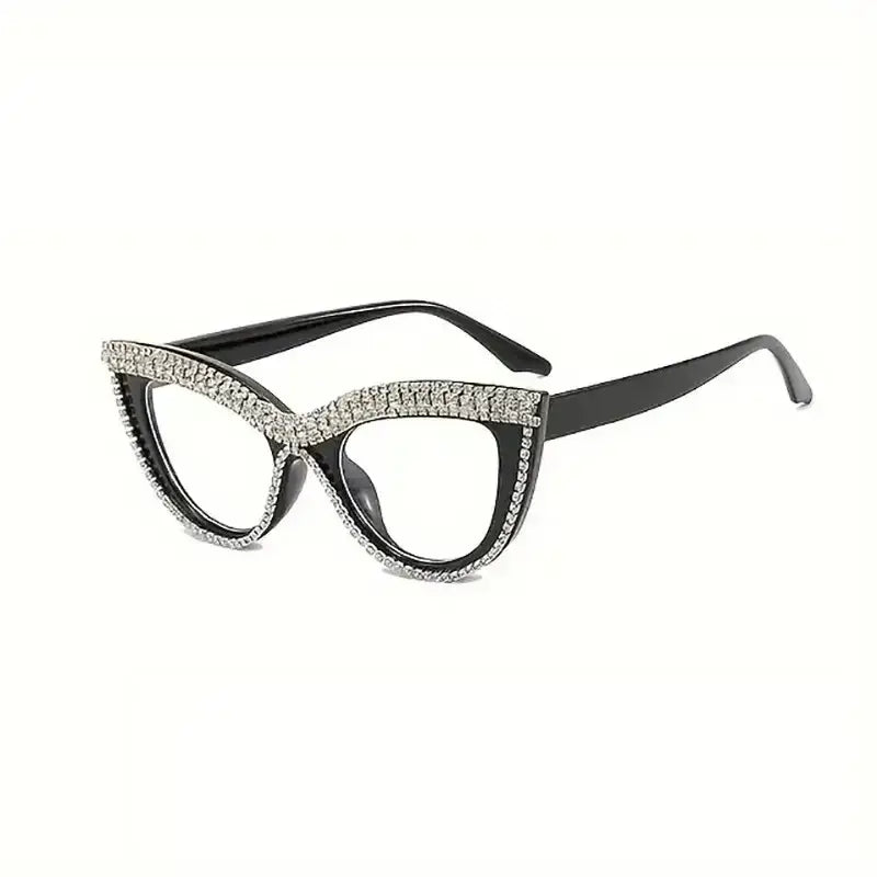 Rhinestone Frame Designer Glasses - Yayas Glam & Gift Shop