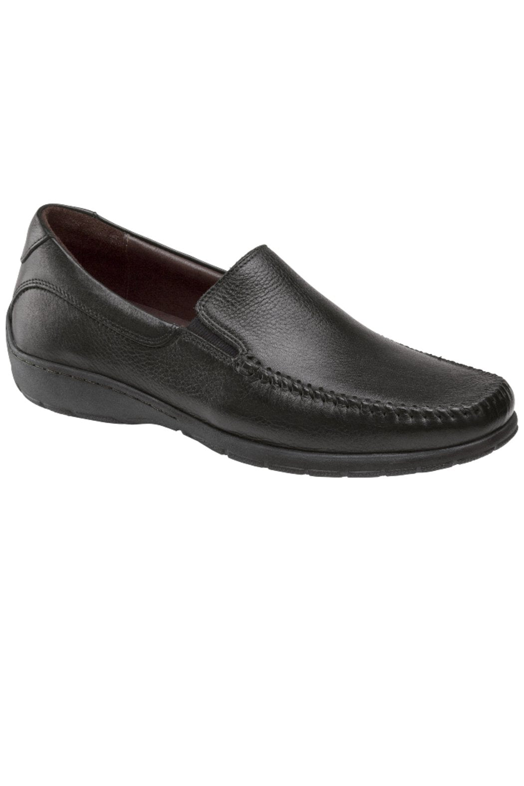 Black Tumbled Full Grain Leather Main