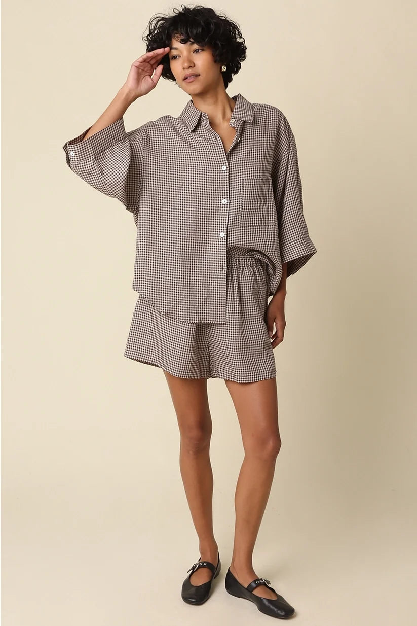 Olivaceous | Gabi Gingham Shorts | Sweetest Stitch Boutique RVA