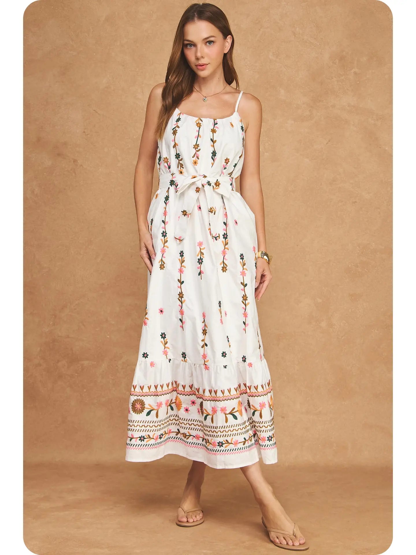 Strut & Bolt | Owen Embroidered Maxi Dress | Sweetest Stitch Boutique