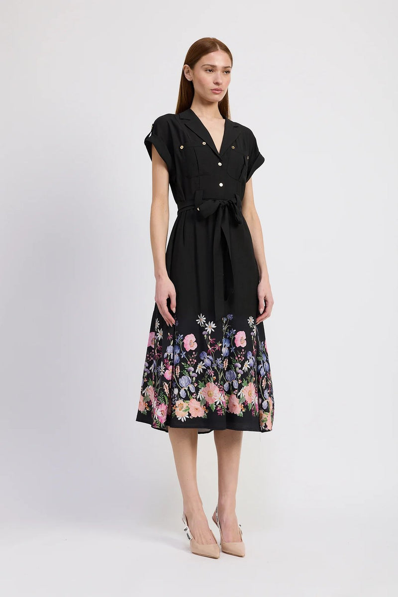 Nannette Midi Shirtdress Black / M, image size:800x1200