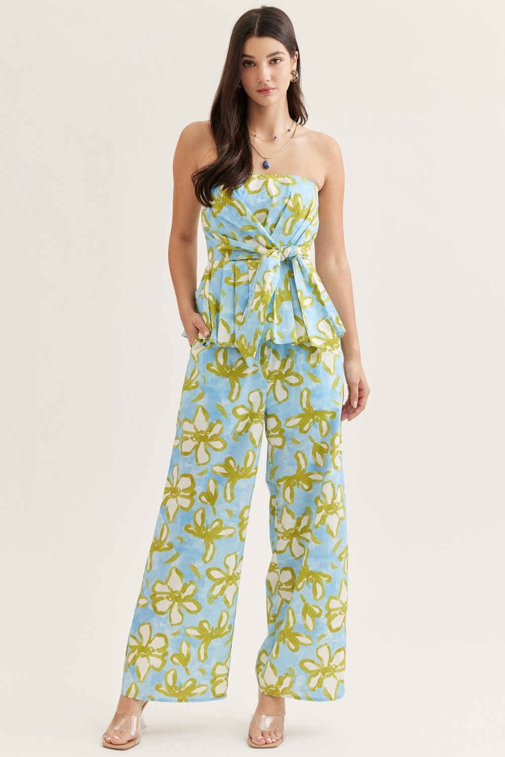 Entro | Jade Wide Leg Floral Pants | Sweetest Stitch Boutique RVA