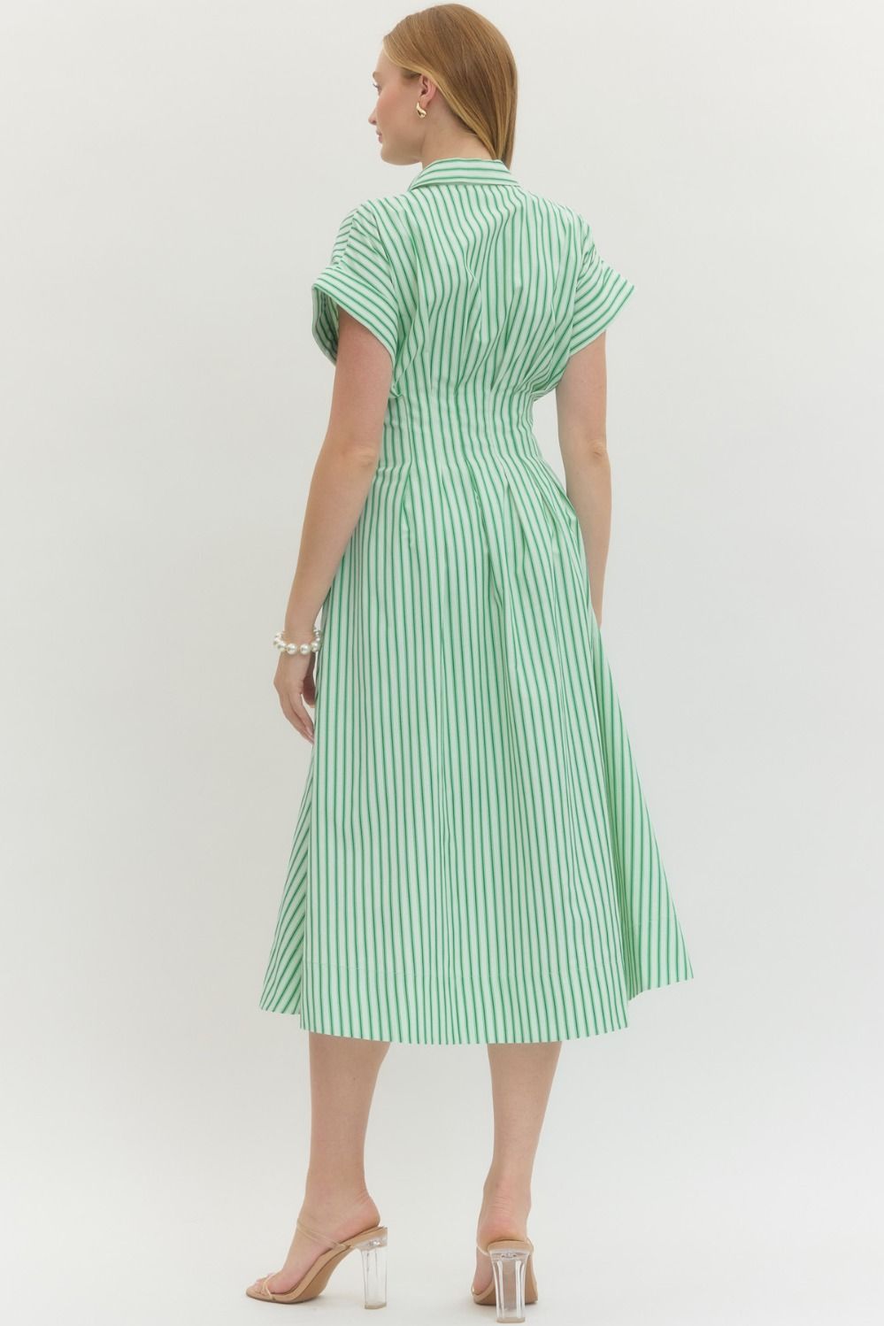 Entro | Shirley Striped Midi Dress | Sweetest Stitch Boutique Richmond