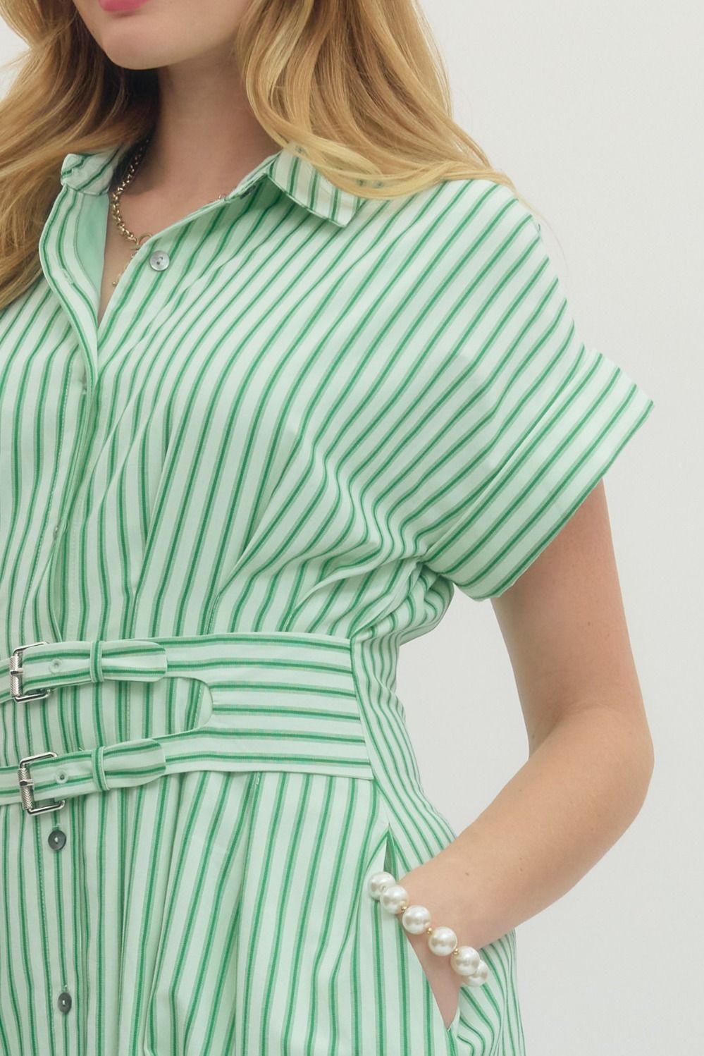 Entro | Shirley Striped Midi Dress | Sweetest Stitch Boutique Richmond