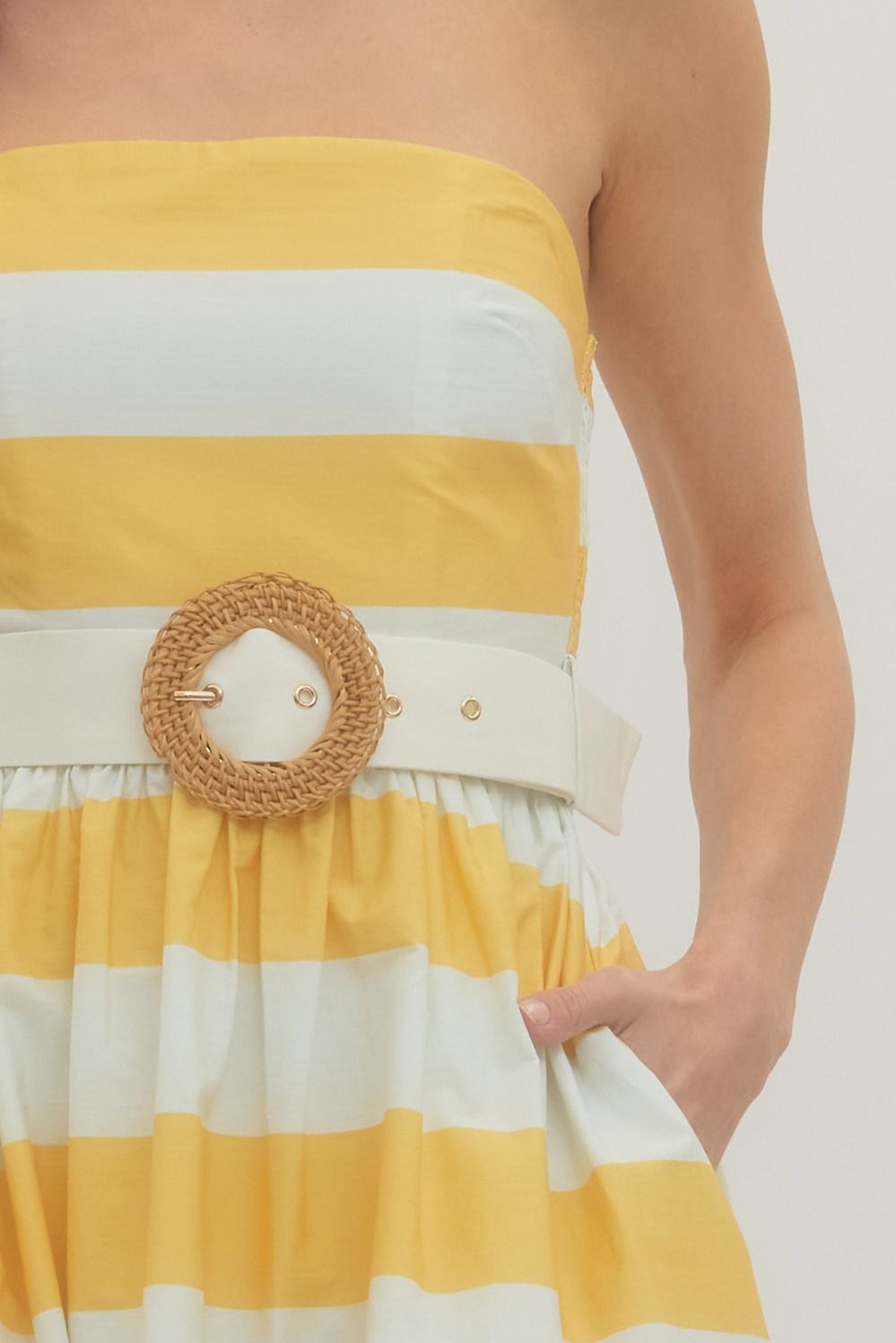 Entro | Giselle Striped Midi Dress | Sweetest Stitch Boutique Richmond