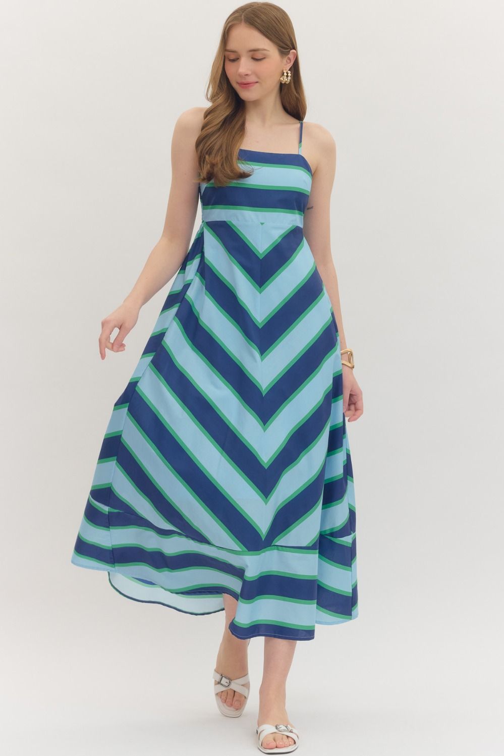 Entro | Darlene Sleeveless Midi Dress | Sweetest Stitch Boutique RVA
