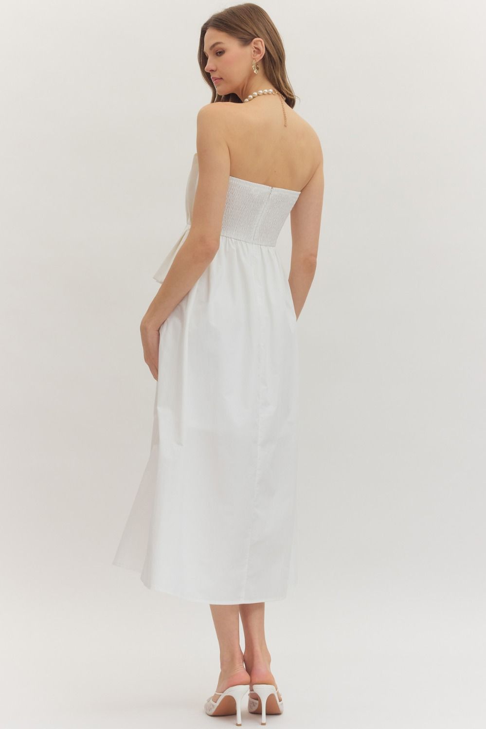 Entro | Corinne Strapless Midi Dress | Sweetest Stitch Boutiue RVA