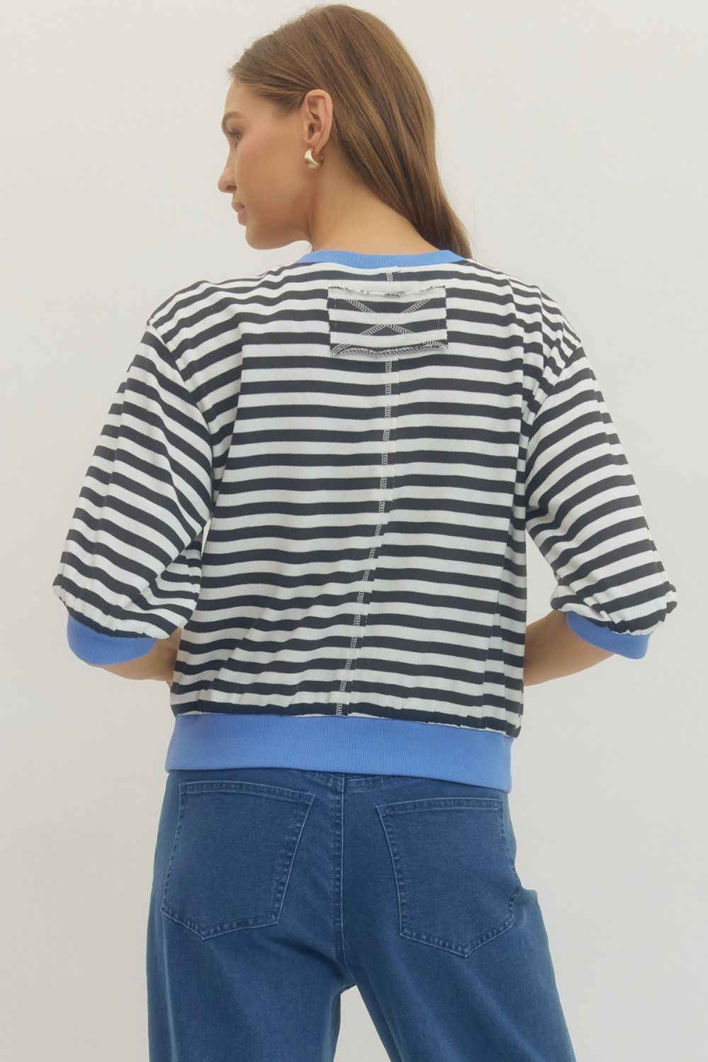 Entro | Joleen Stripe Top | Sweetest Stitch Boutique Richmond VA