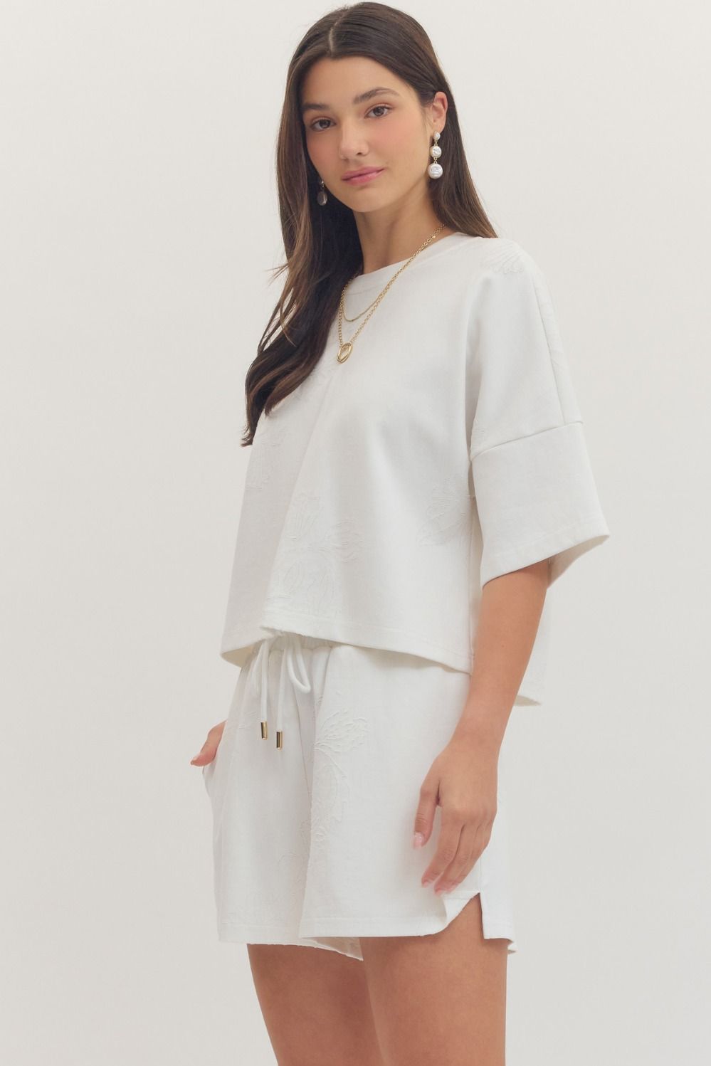 Entro | Johnna Embroidered Top | Sweetest Stitch Richmond Boutique