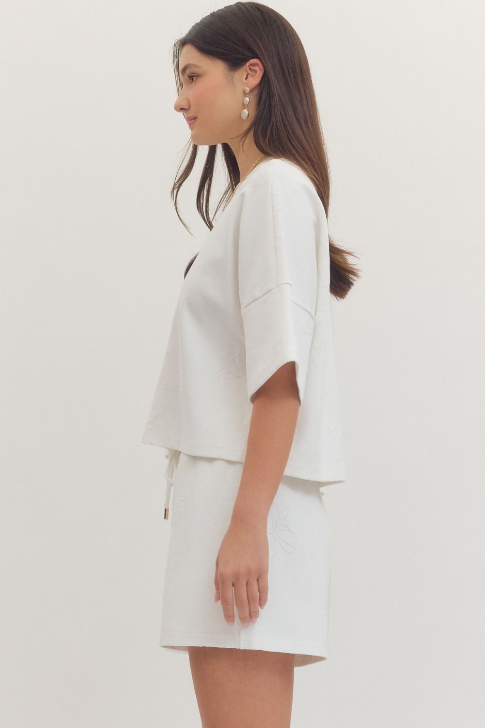 Entro | Johnna Embroidered Top | Sweetest Stitch Richmond Boutique