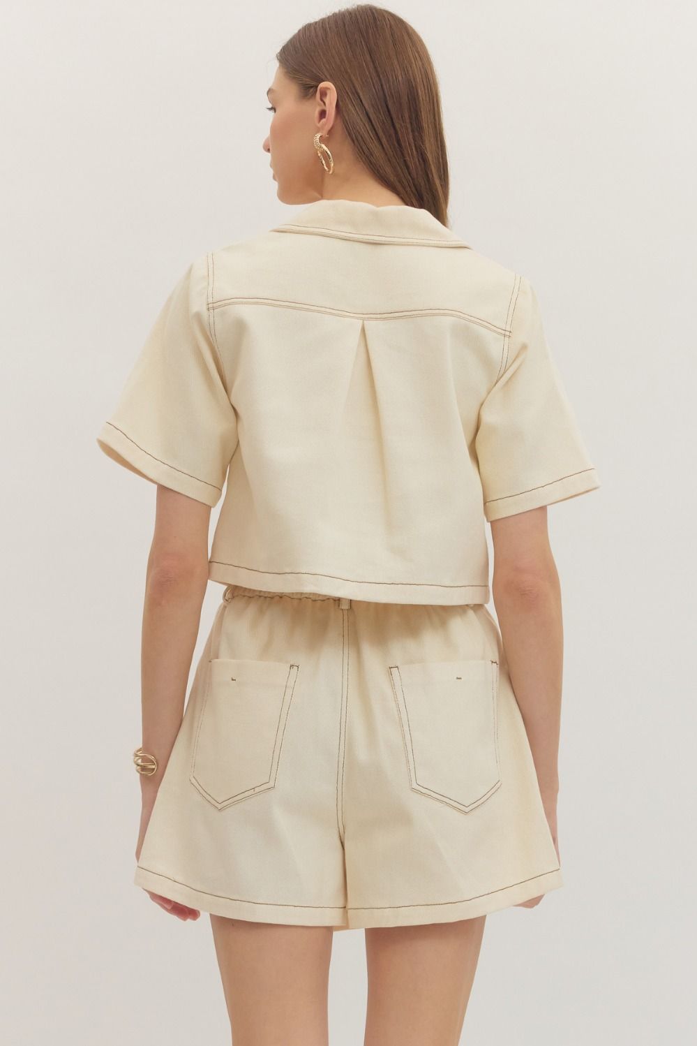 Entro | Morgan Denim Top | Sweetest Stitch Boutique Richmond VA