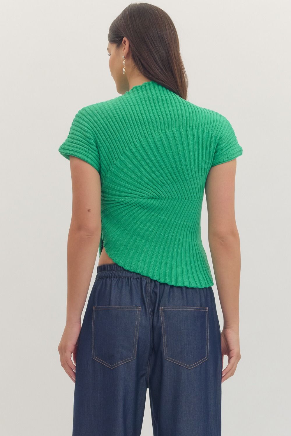 Entro | Lily Knit Mock Neck Top | Sweetest Stitch Boutique Richmond