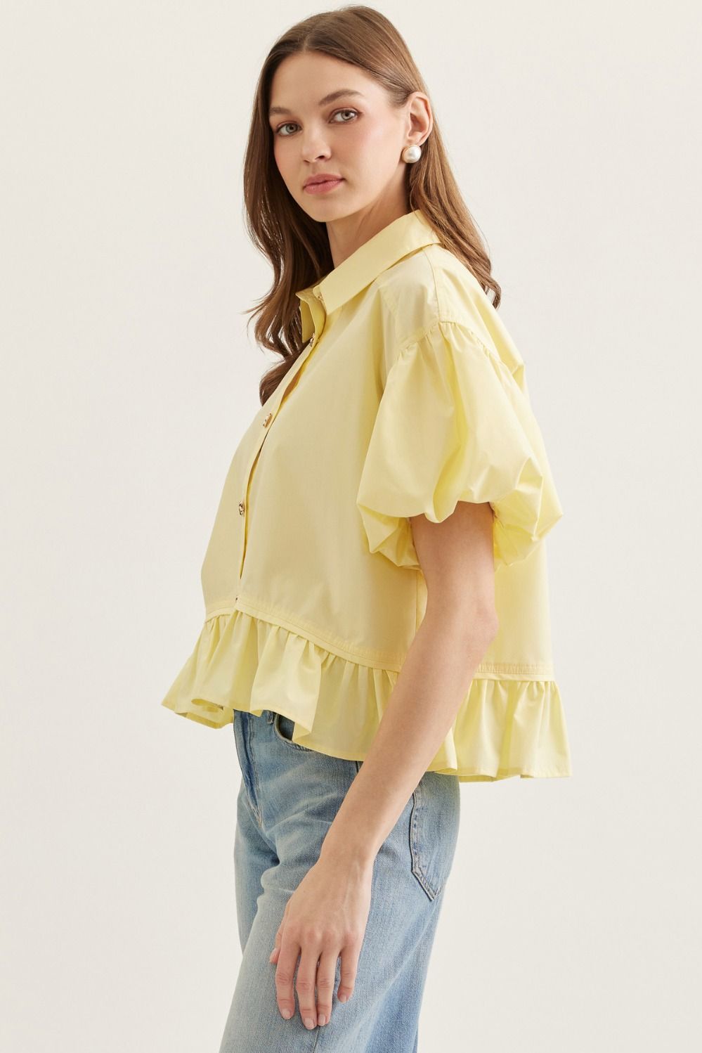 Entro | Bella Ruffle Hem Top | Sweetest Stitch Boutique Richmond VA