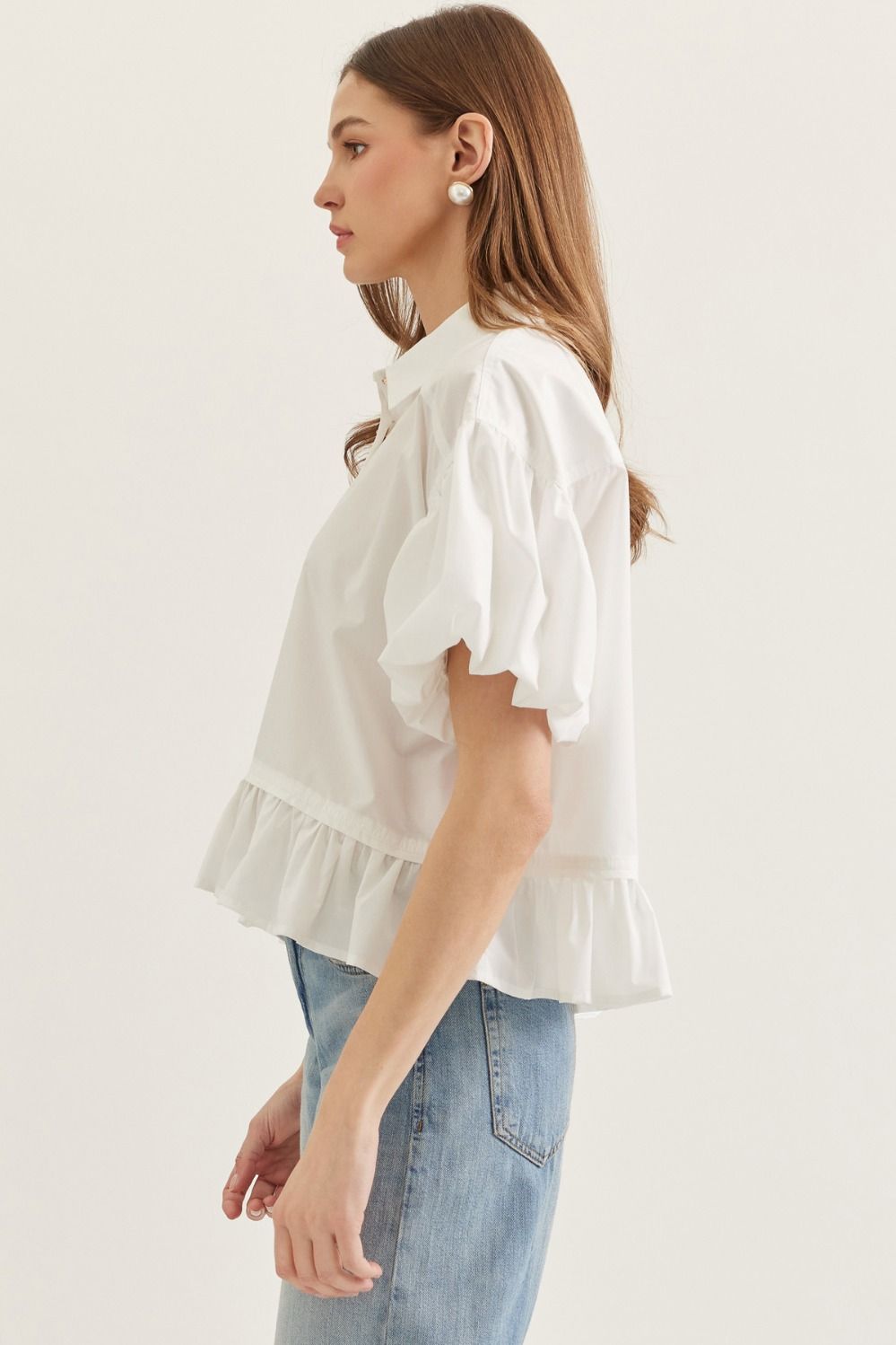Entro | Meadow Button Up Top | Sweetest Stitch Boutique Richmond