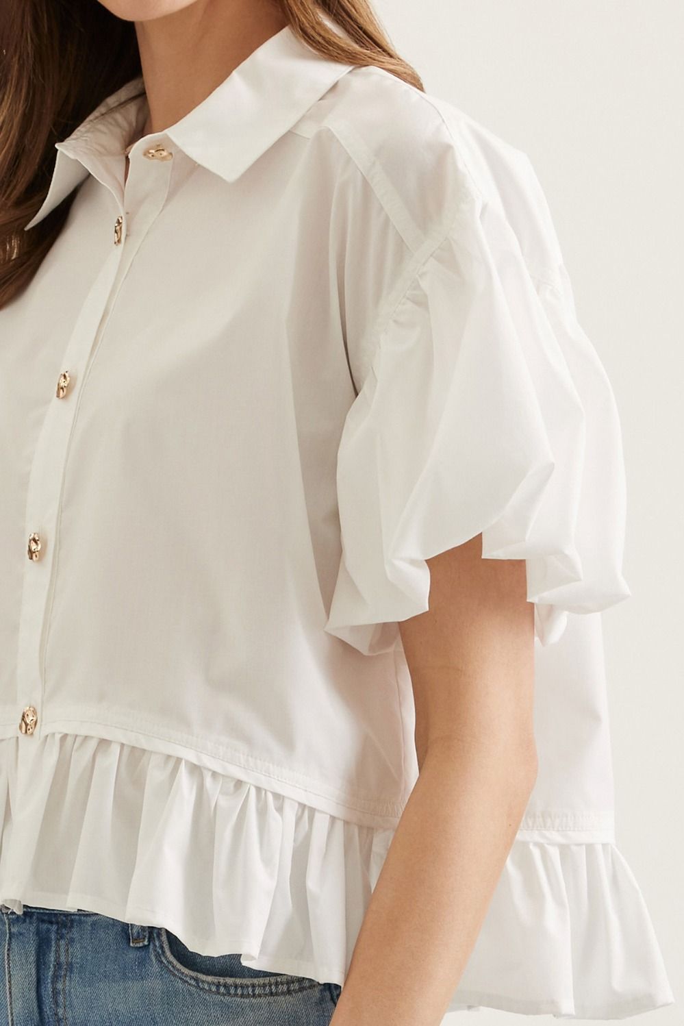 Entro | Meadow Button Up Top | Sweetest Stitch Boutique Richmond
