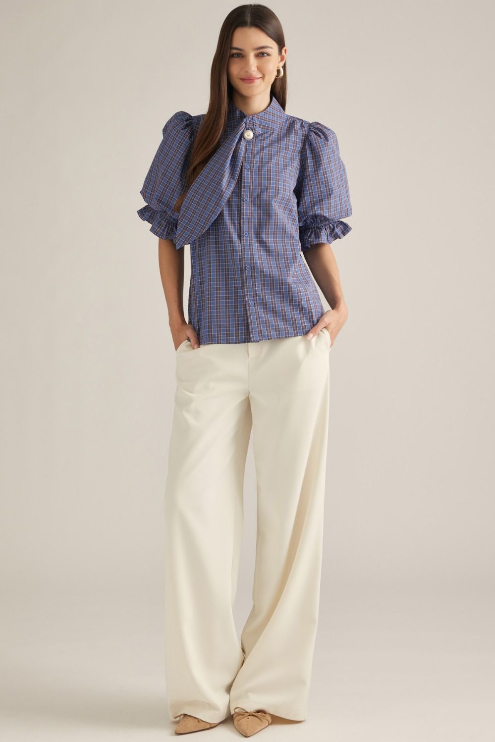 Entro | Gabby Plaid Top | Sweetest Stitch Boutique Richmond VA