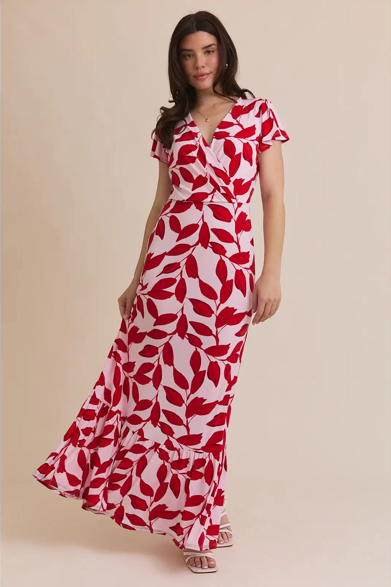 Poppy Surplice Maxi Dress – Shoptiques