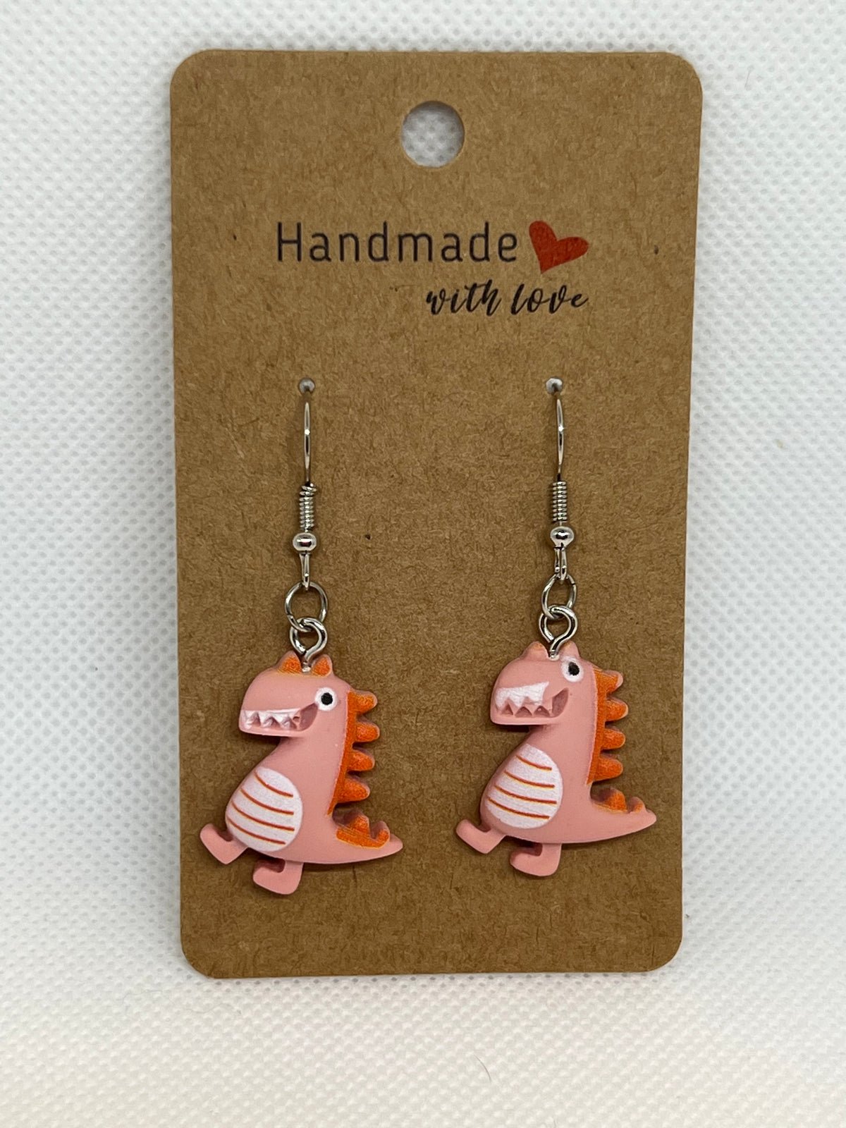Stainless Steel Dinosaur Earrings - Athena's Fashion Boutique