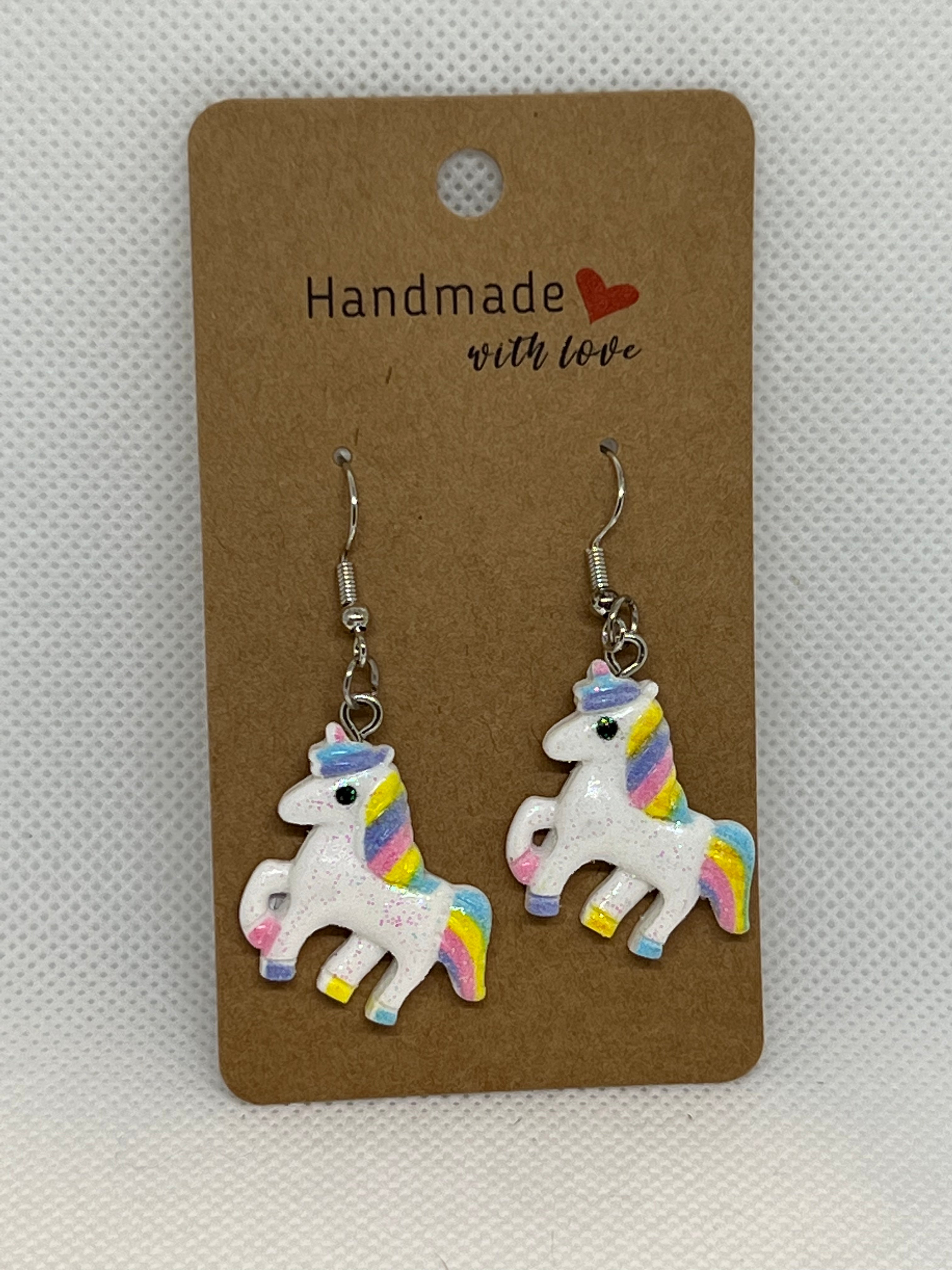 Colorful Unicorn Earrings - Athena's Fashion Boutique