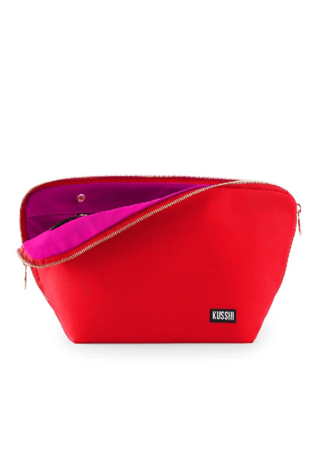 Candy Apple Red fabric with Pink Interior Main