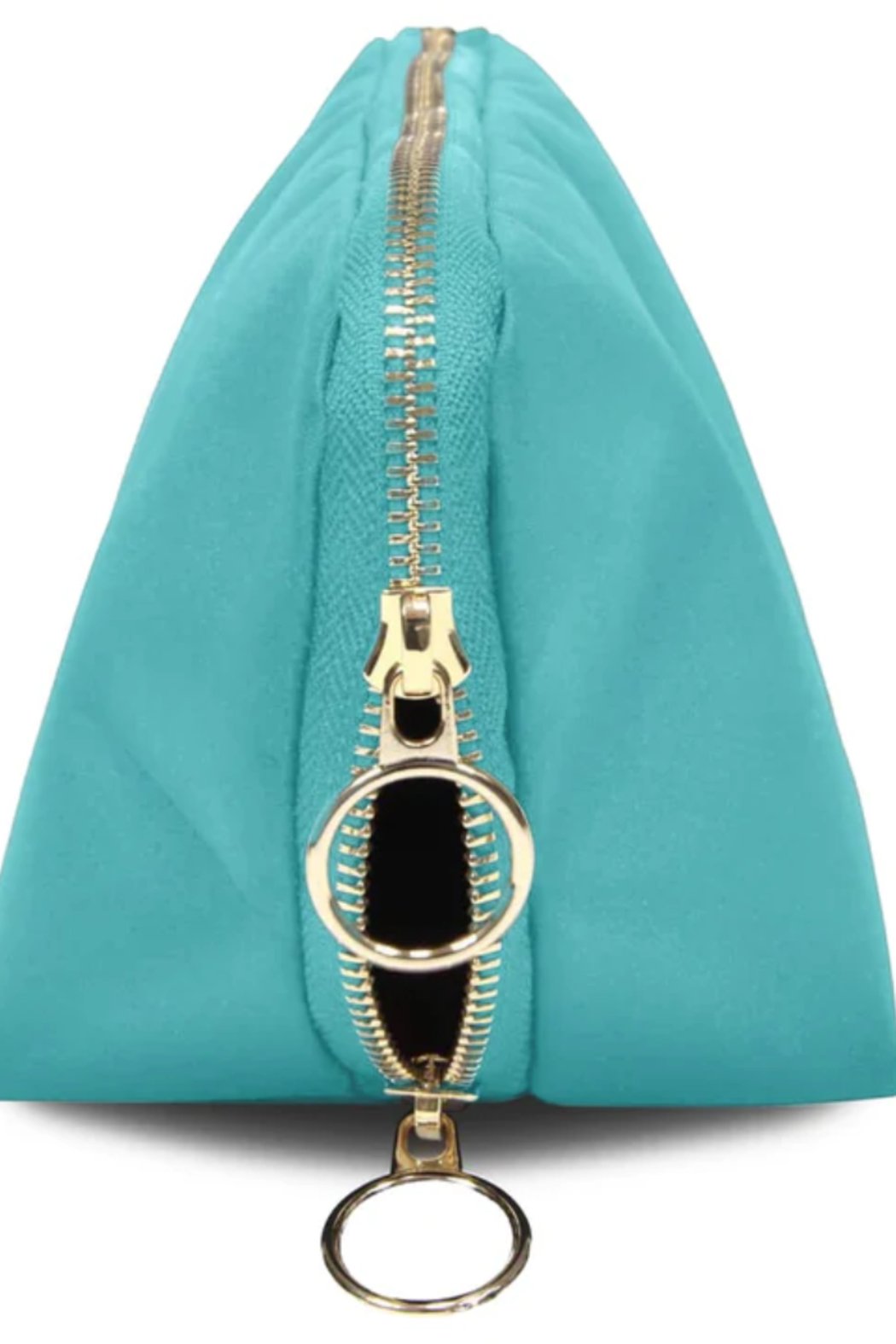 Sea Green Fabric with Bright Orange Interior