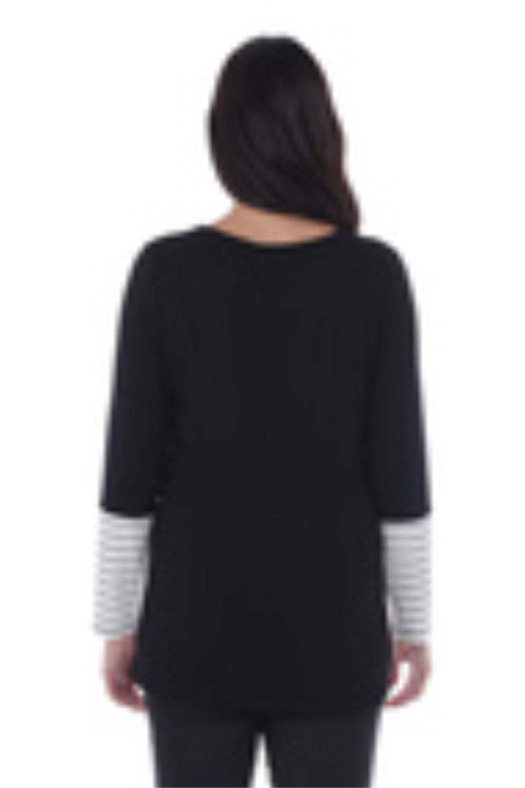 Black/Leopard/White Striped