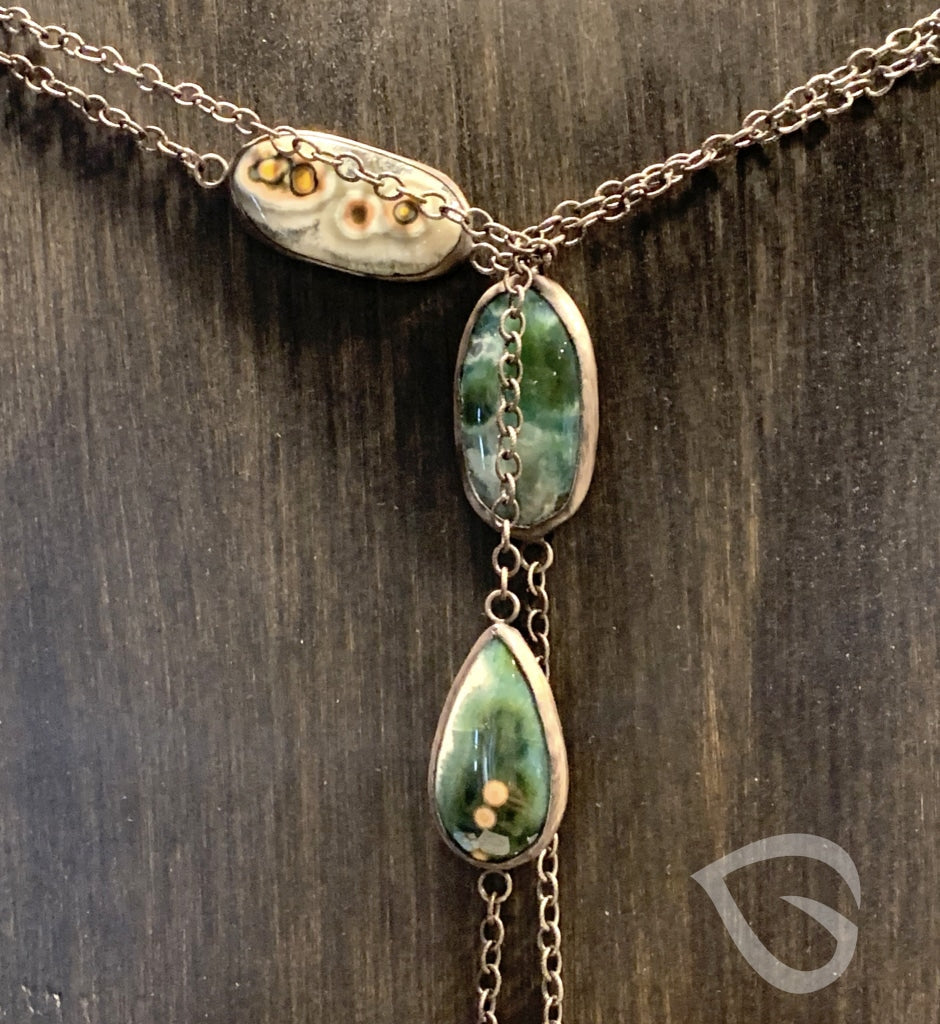 Ocean Jasper Sweet Potato Lariat