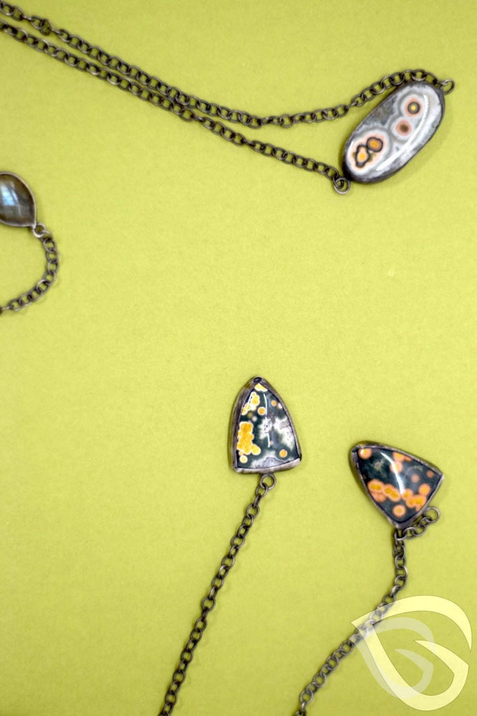 Ocean Jasper Sweet Potato Lariat