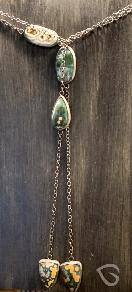 Ocean Jasper Sweet Potato Lariat