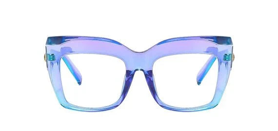 Oversized Cat Eye Vintage Style Old-School | Retro Glasses - Yayas Luxe Handbags -