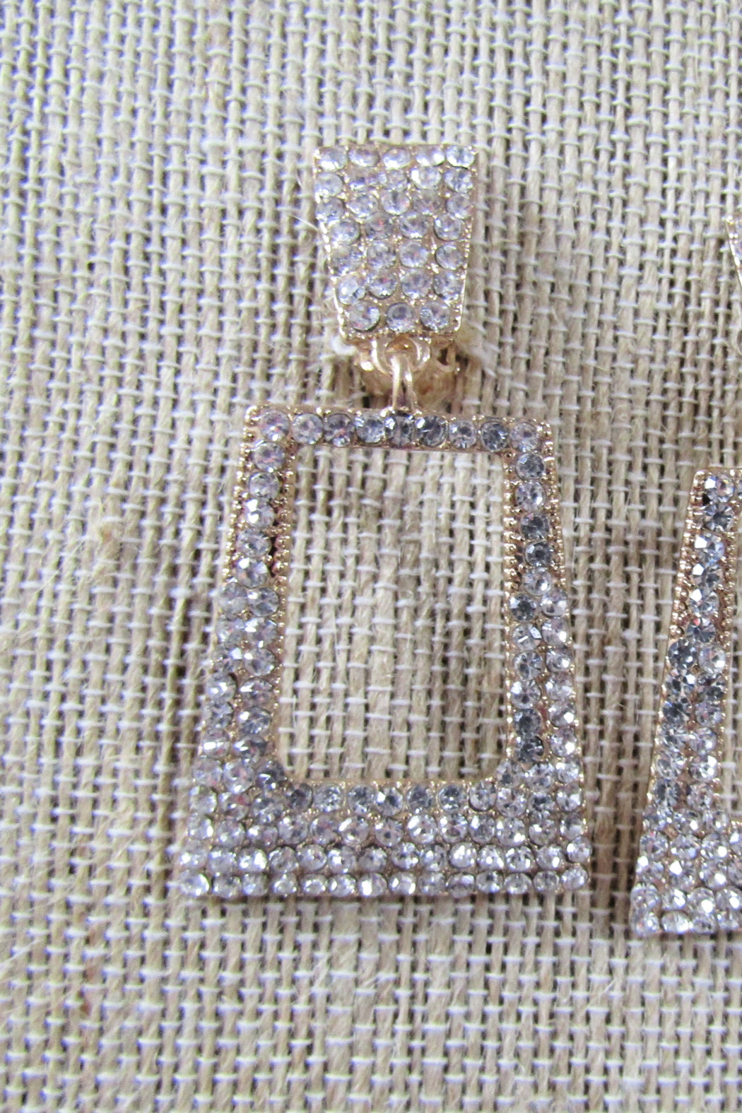 Gold & Clear Rhinestones