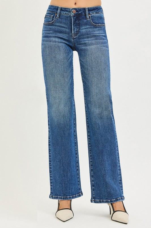 Risen Brand Tummy Control Bootcut Jeans - Athena's Fashion Boutique